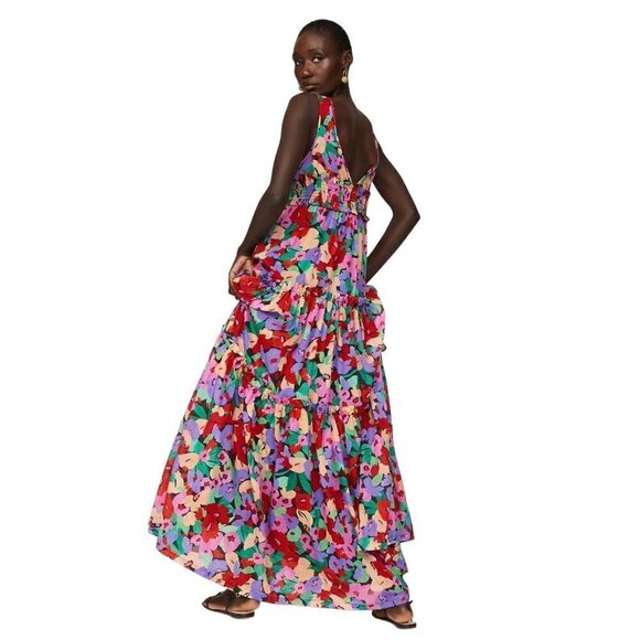 Nicholas Myla Maxi Dress in Multicolor 2 Womens Long Floral Gown - Picture 12 of 16